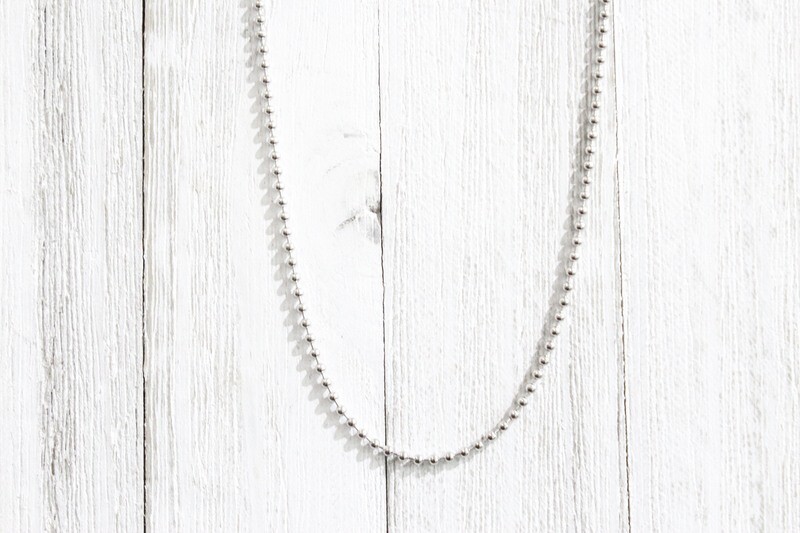 STAINLESS STEEL BEADED CHAIN