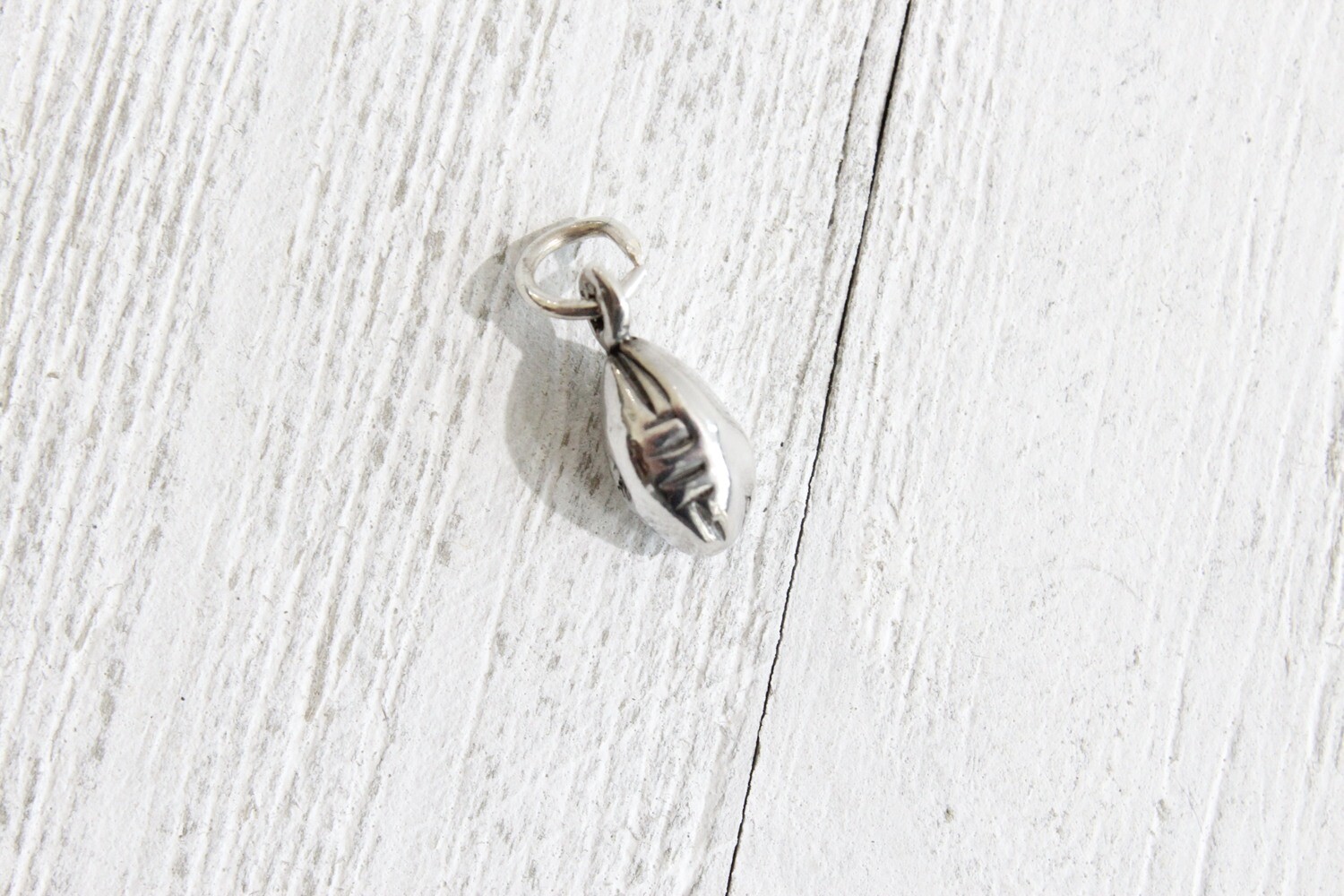 STERLING SILVER FOOTBALL CHARM