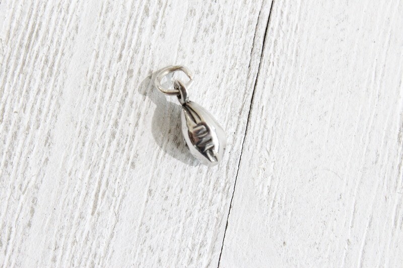 STERLING SILVER FOOTBALL CHARM