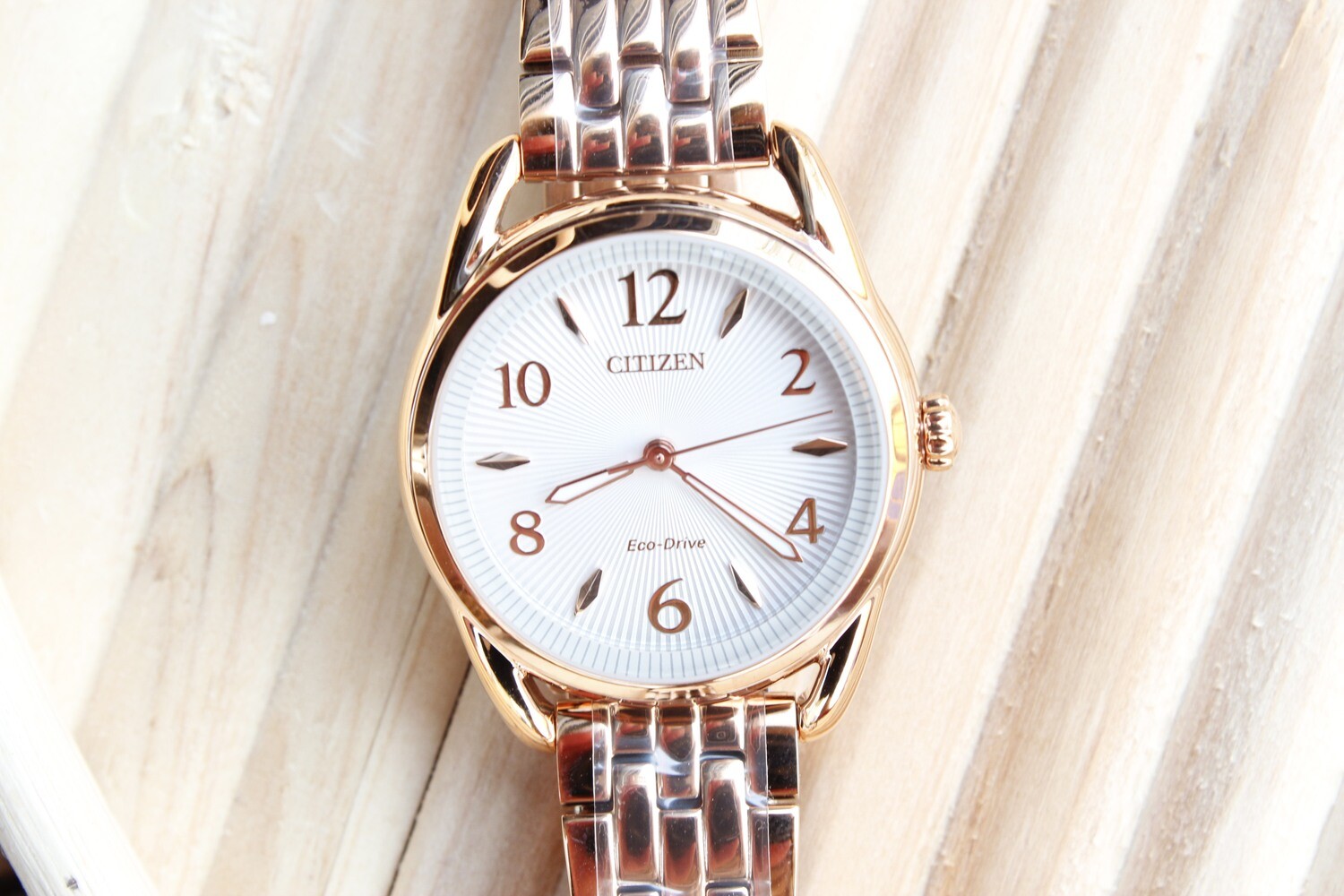 LADS ECO ROSE TONE SILVER FACE