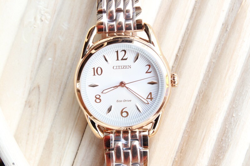LADS ECO ROSE TONE SILVER FACE