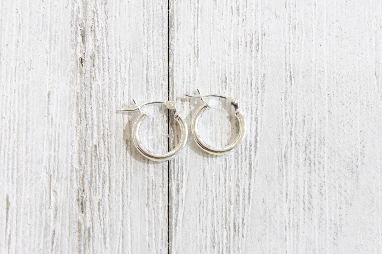 Sterling Silver 2mmx12mm Hoop with Click