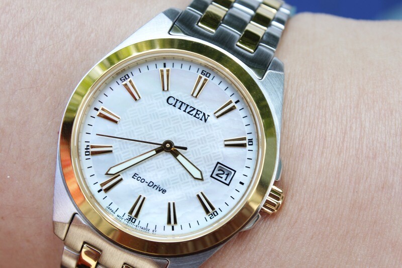 Citizen Corso Women&#39;s Two Tone Stainless Steel Bracelet Watch