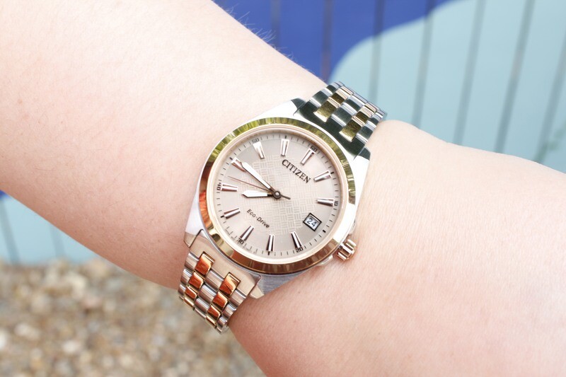 Citizen Corso Womens Two Tone Stainless Steel Bracelet Watch