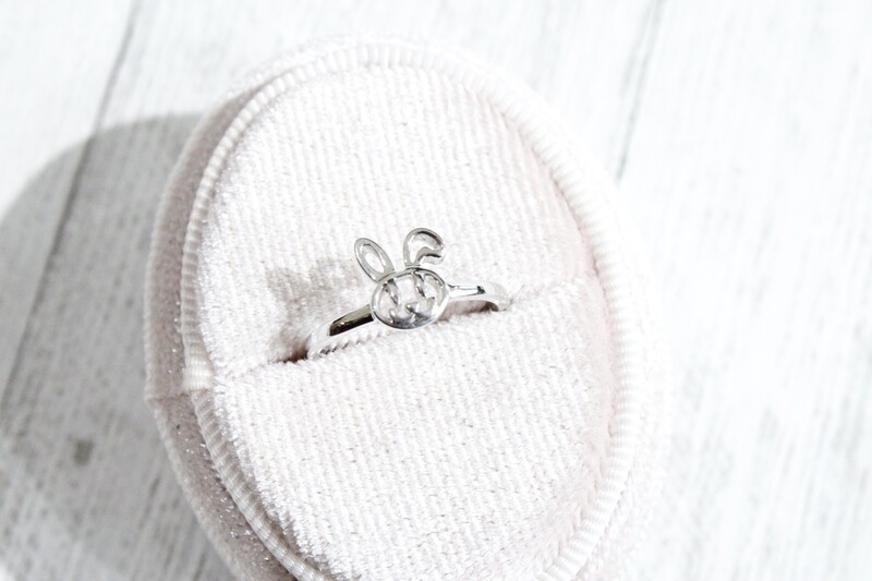 Sterling Silver Childs Bunny Ring