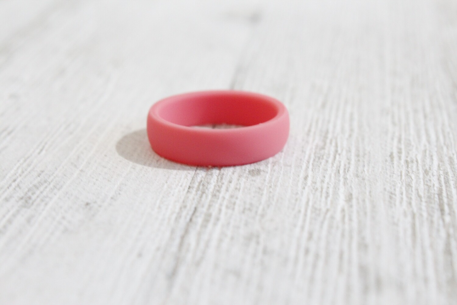 Silicone Coral 5.7mm Domed Band Size 6