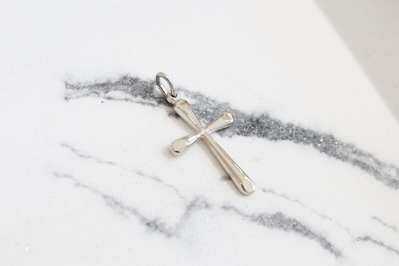 Sterling Silver Small Cross Charm