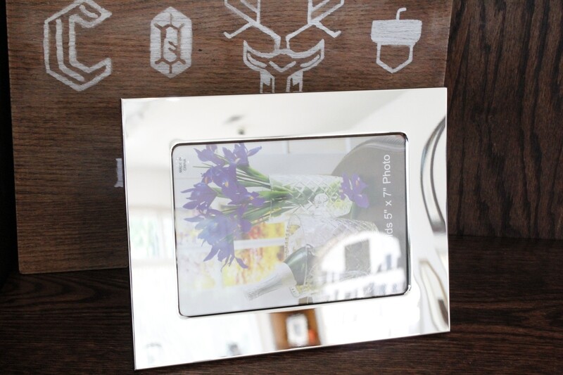 Nickel-plated Polished 5x7 Photo Frame