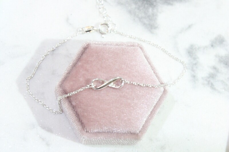 Sterling SIlver 10&quot; Infinity Symbol Anklet