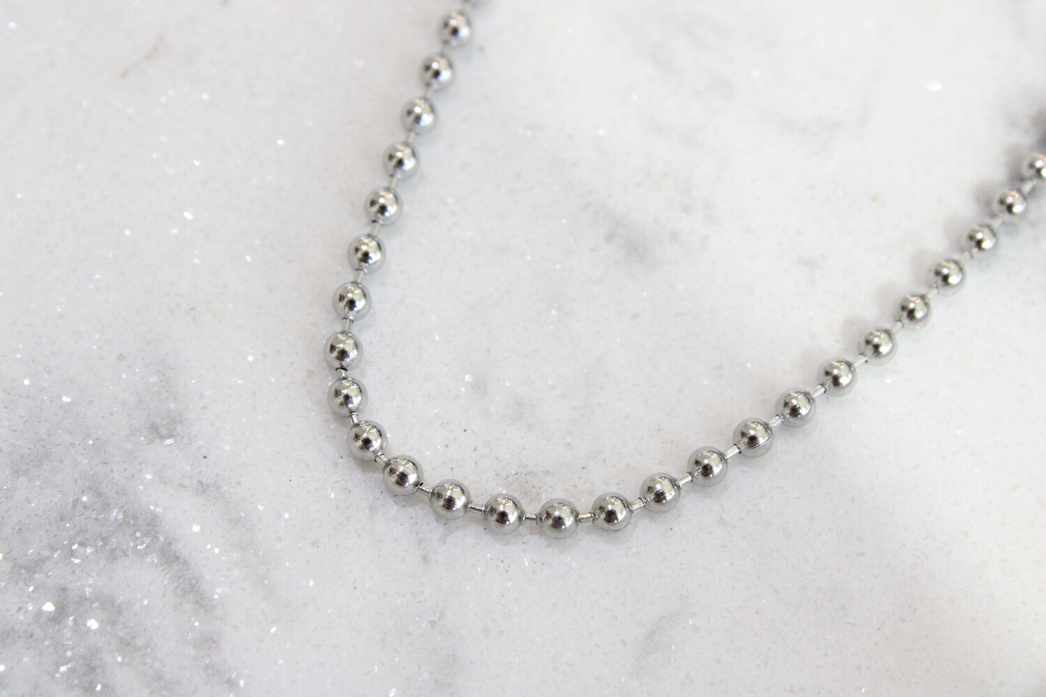Stainless Steel Polished 2mm 22 inch Ball Chain