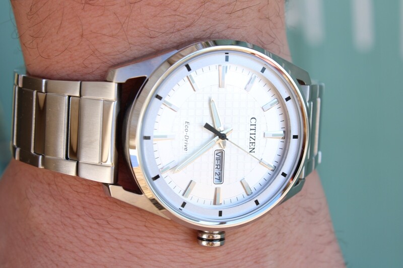 Men&#39;s Drive from Citizen Eco-Drive®CTO Watch with Silver-Tone Dial (Model: AW0080-57A)