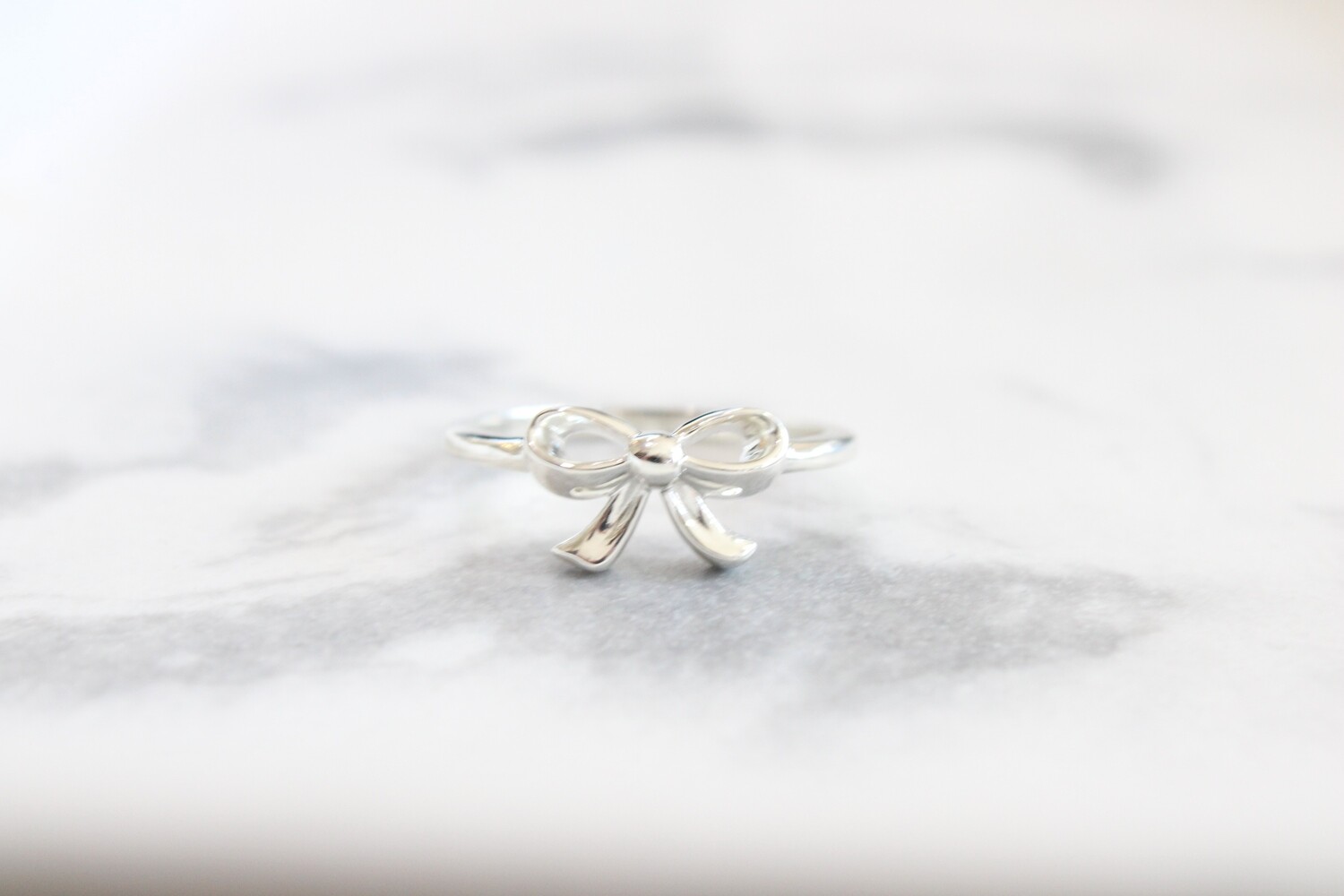 Sterling Silver Bow Ring 