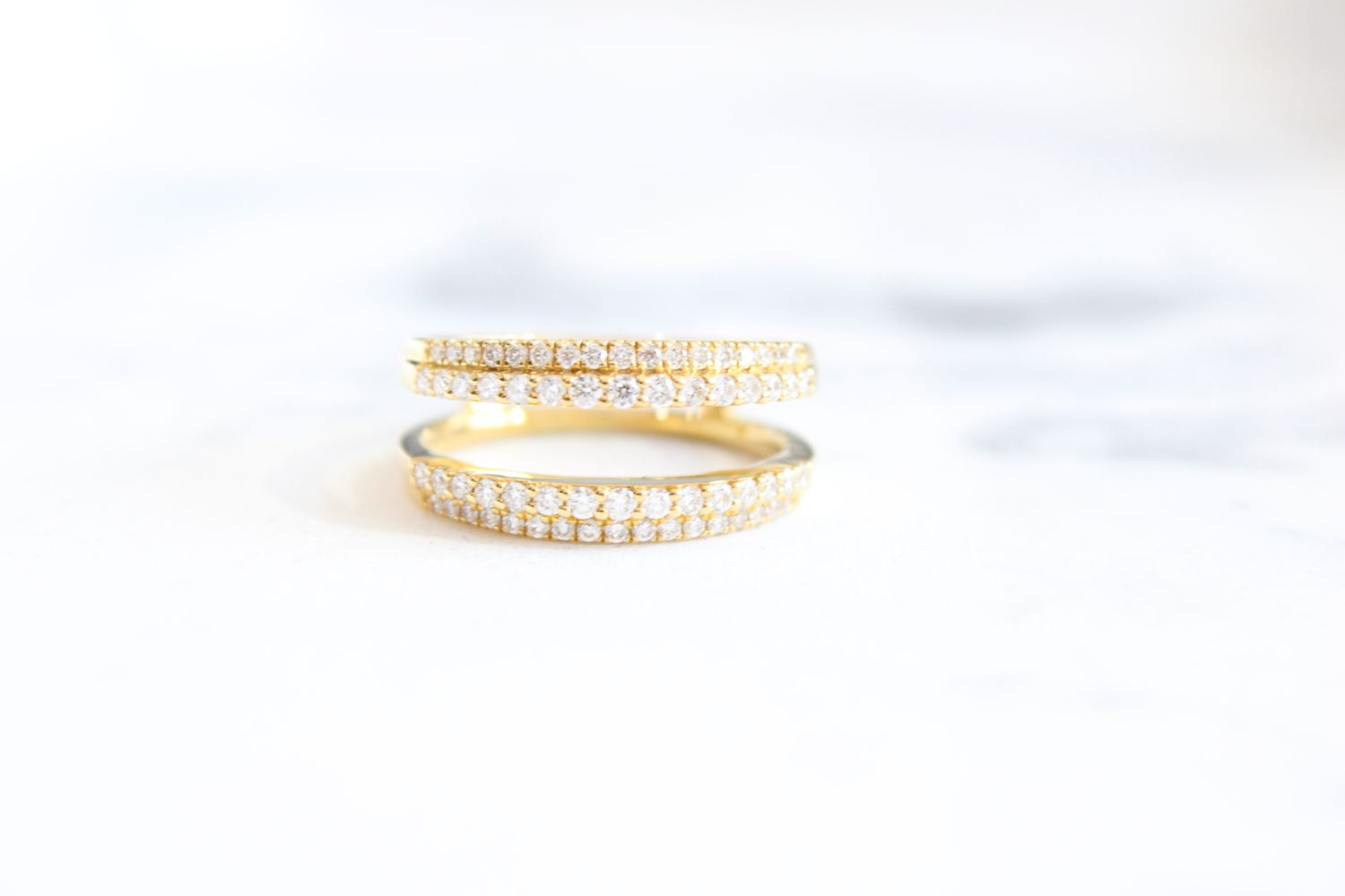 18kt 64 Round at .52ct Diamond Wrap