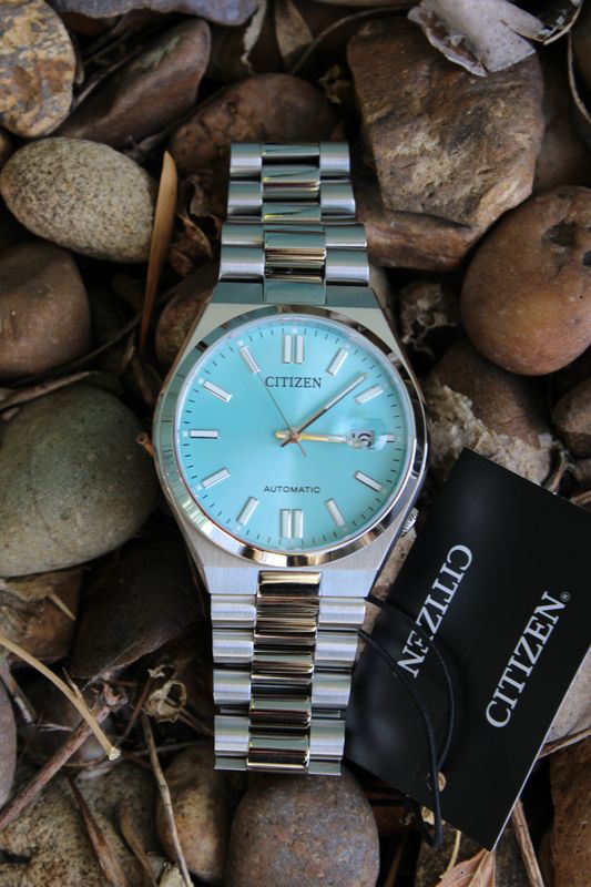 Citizen Tsuyosa Light Blue Face Men&#39;s Automatic NJ0151-53M