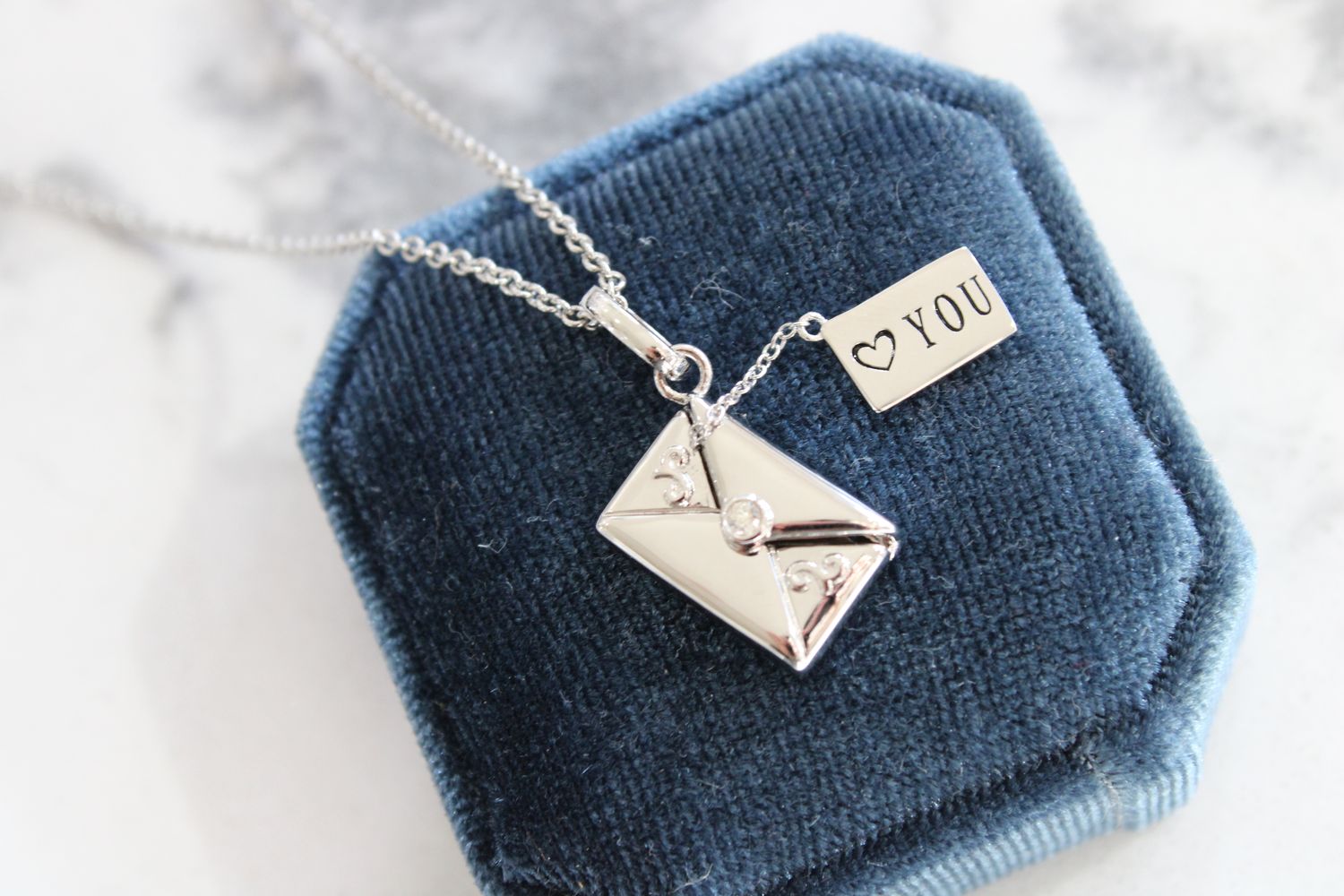 Sterling Silver Love Note Necklace