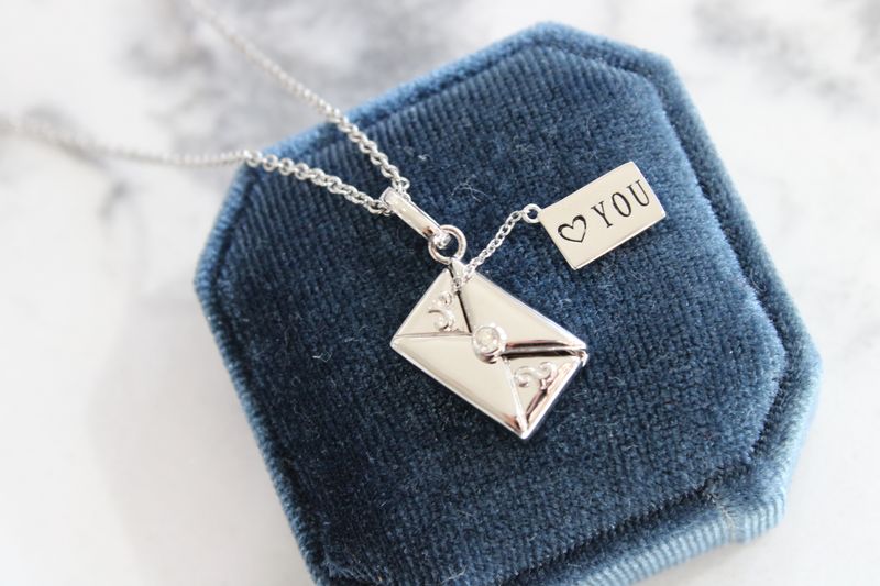 Sterling Silver Love Note Necklace