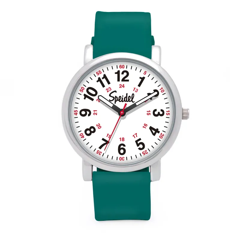 Medical Scrub 30 Watch Hunter Green Silicone Band