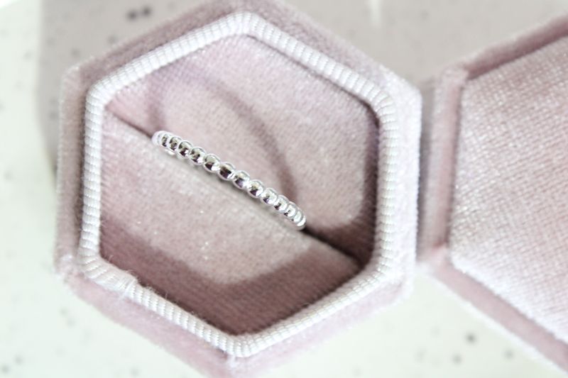 Sterling Silver 2mm Bead Ring Size 7