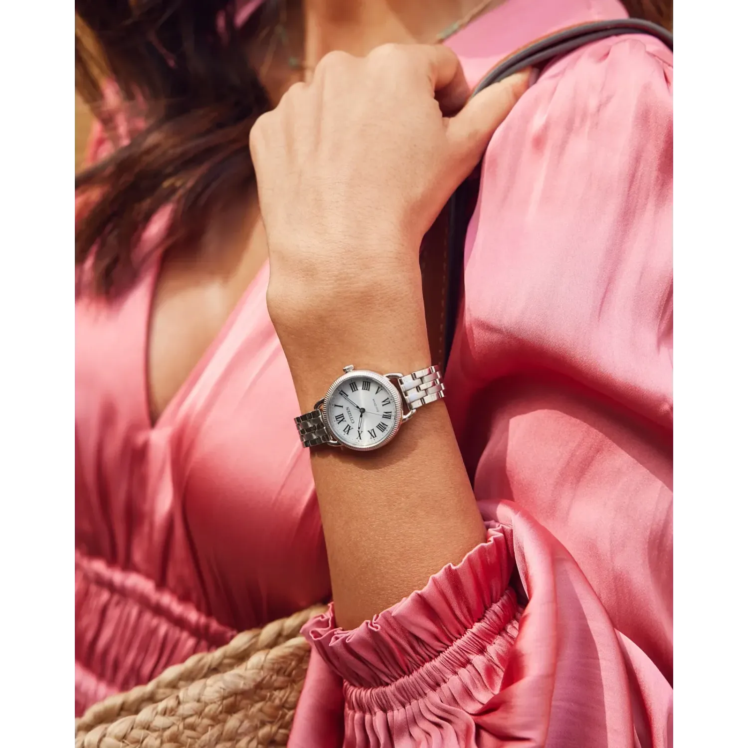 LADIES ECO CLASSIC COIN EDGE SILVER WATCH LADIES ECO CLASSIC COIN EDGE SILVER WATCH