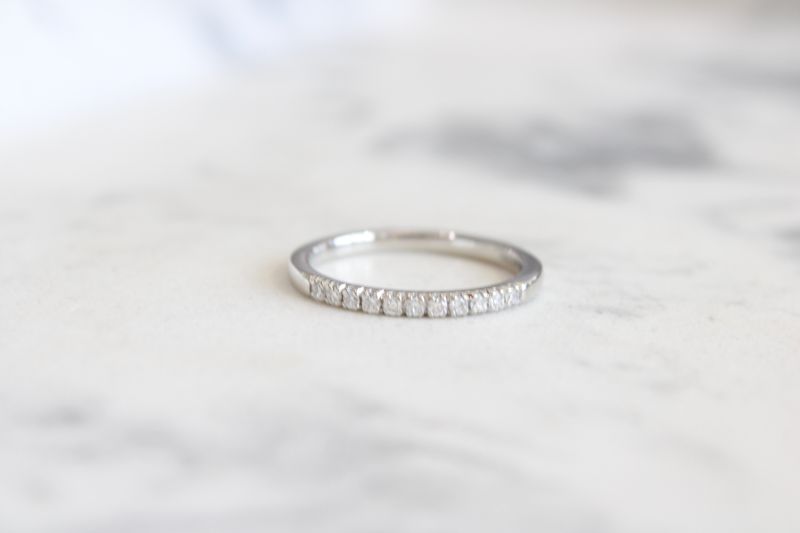 Sterling Silver 1/6 CTW Lab-Grown Diamond Stackable Ring