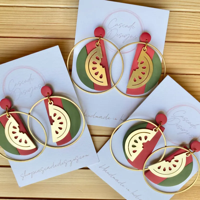 Cascade Designs The Melli Watermelon Earrings