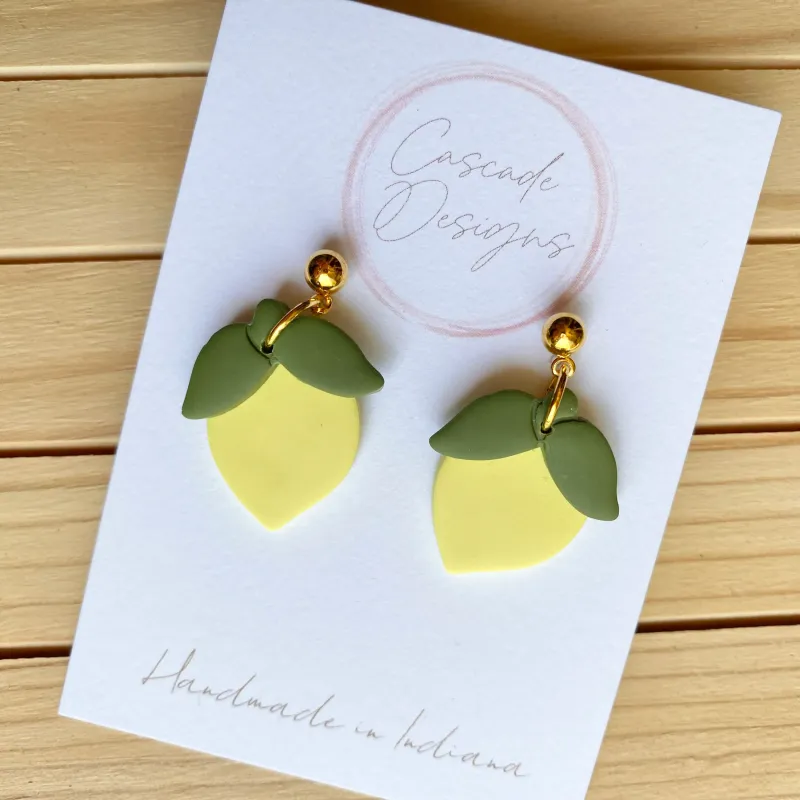 Cascade Designs The Lemi Lemon Ball Post Earrings