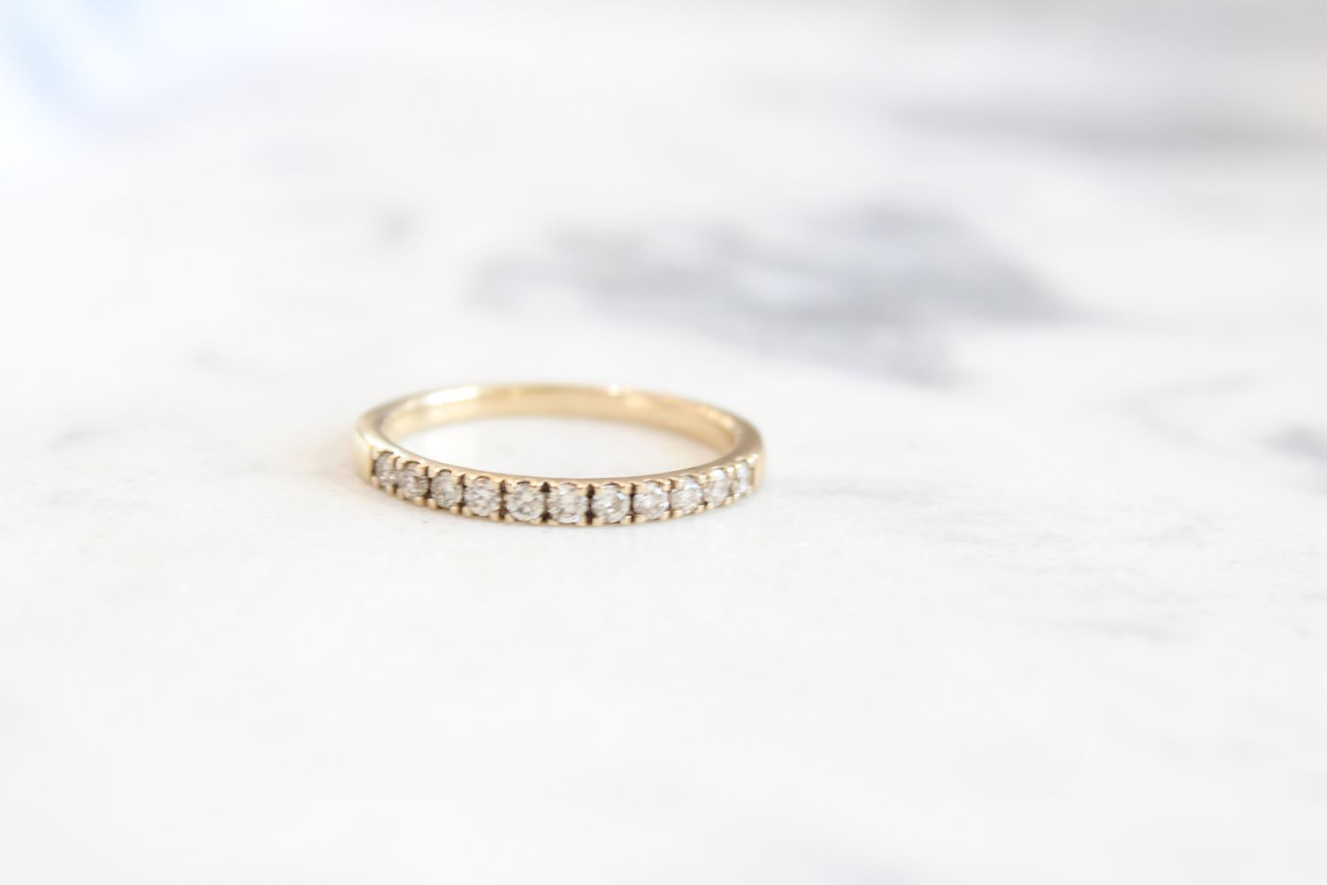 10k yellow gold wedding band .30ct