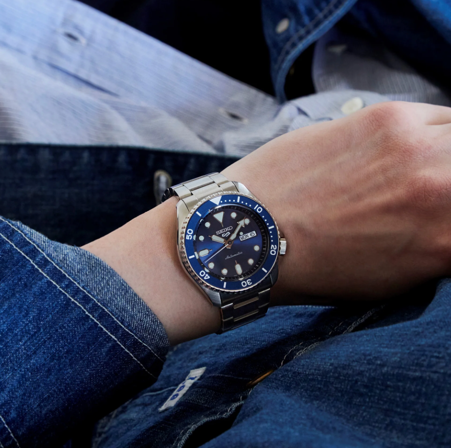Seiko 5 Sports SS Automatic Blue Dial