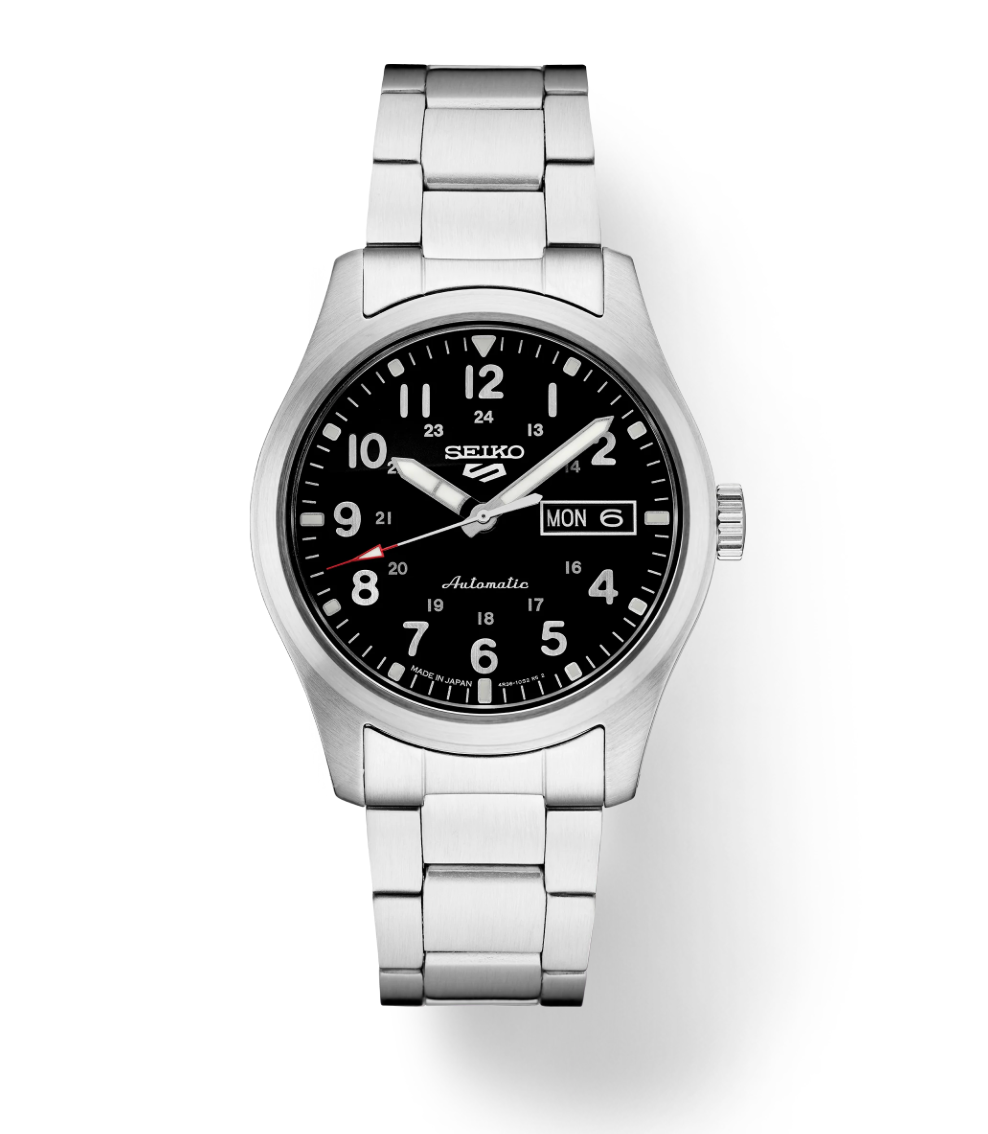 Seiko 5 Sports SS Automatic Black Dial