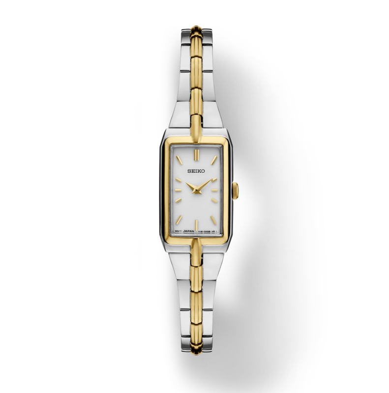 Essentials SS TT Quartz White Dial 