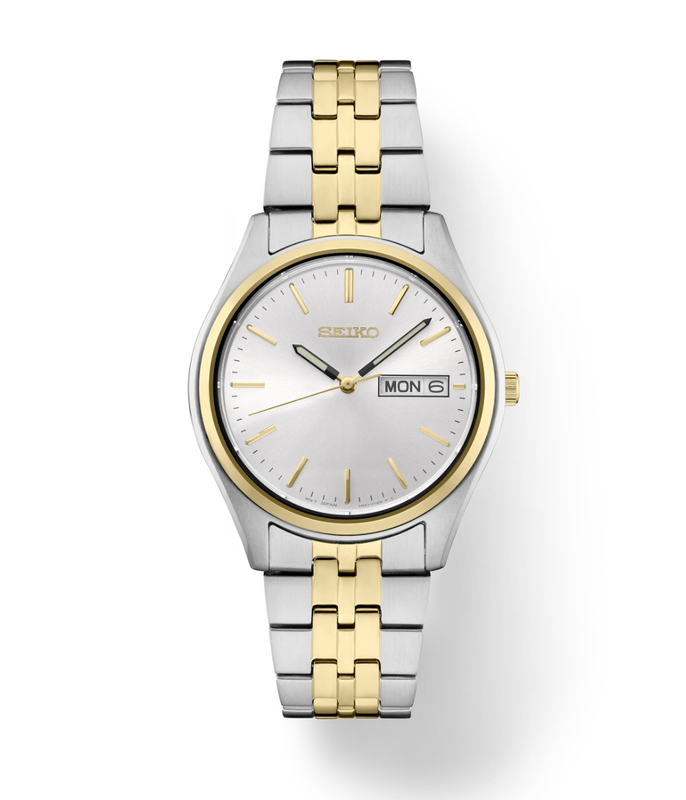 Essentials SS TT Quartz White Dial 