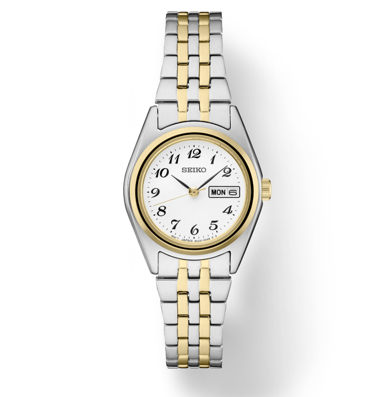 Essentials SS TT Quartz White Dial 