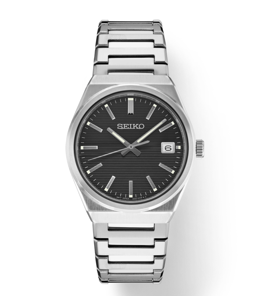 Essentials SS  Quartz Black Dial