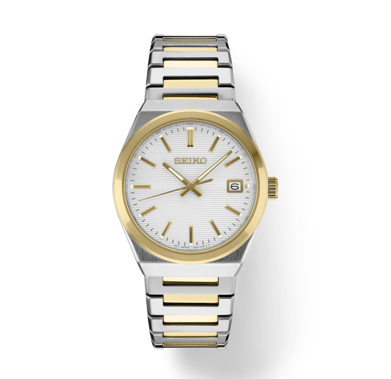 Essentials SS TT Quartz White Dial 
