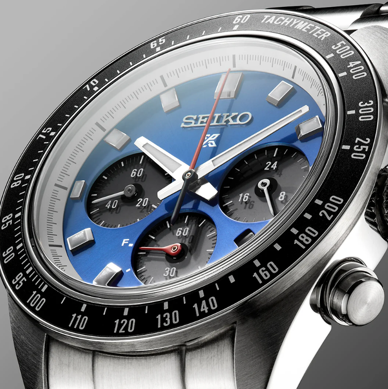 Prospex Speedtimer SS Solar Chronograph Blue Dial U.S. SE