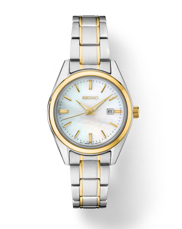 Essentials SS TT Quartz Mother of Pearl Dial 