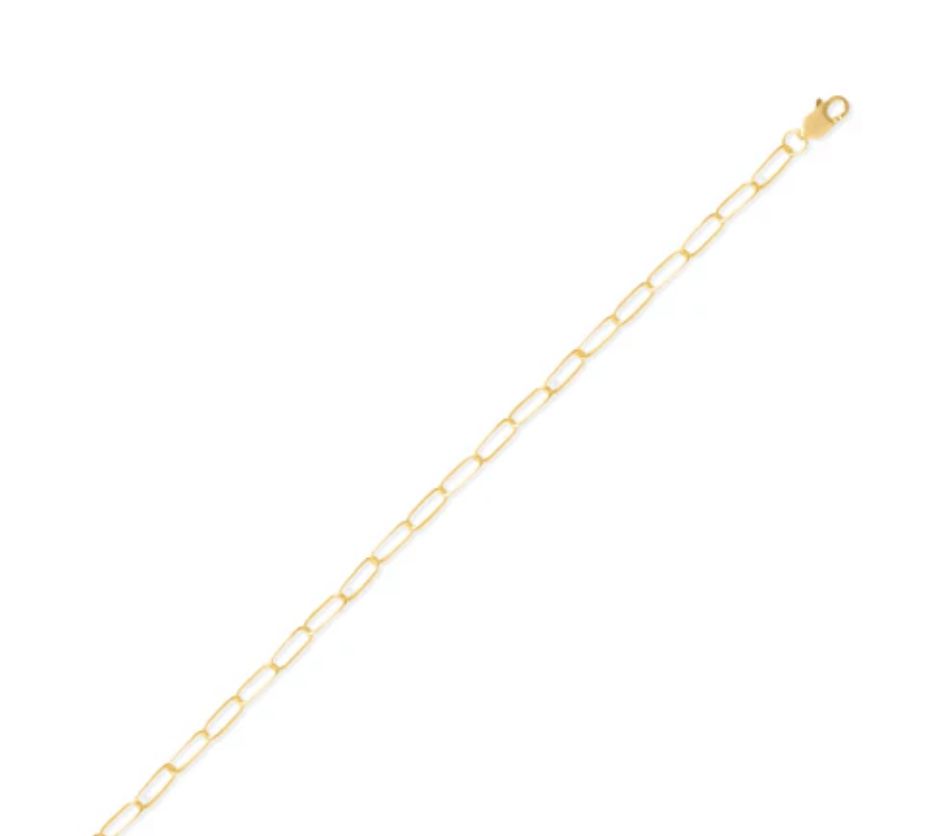 Gold Filled 30in. Paperclip Chain
