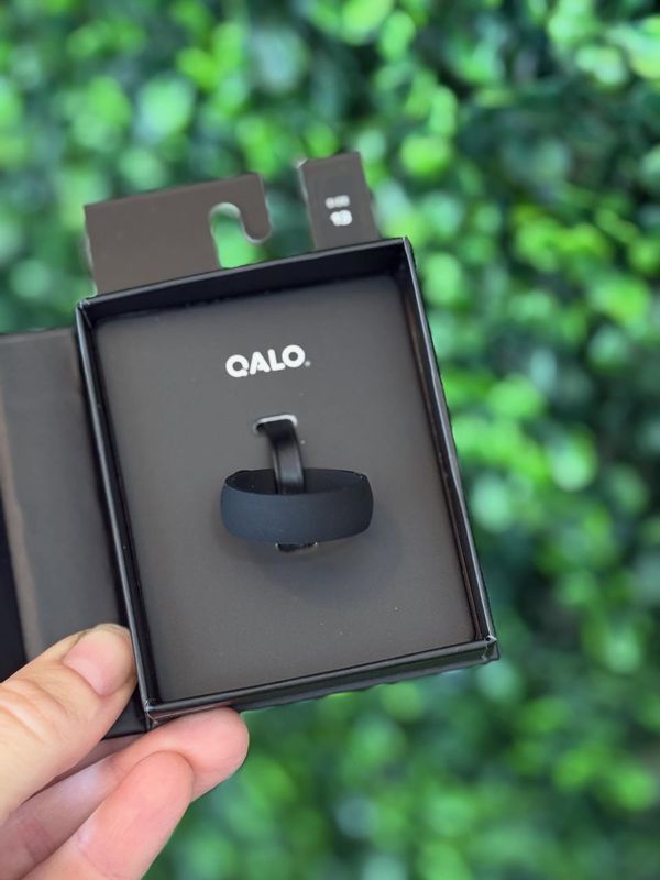 Qalo Mens Black Classic Outdoors Silicone Band Size 9 Qalo Mens Black Classic Outdoors Silicone Band Size 9