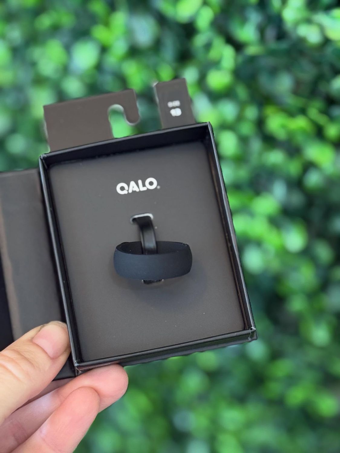Qalo Mens Black Classic Outdoors Silicone Band Size 12 Qalo Mens Black Classic Outdoors Silicone Band Size 12