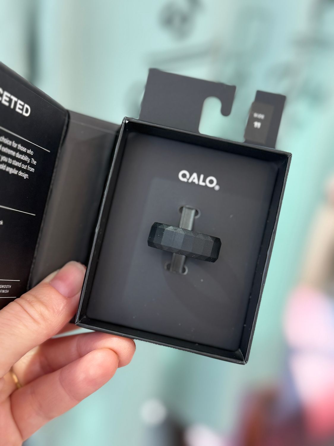 Qalo Faceted Mens Silicone Ring Size 11 Qalo Faceted Mens Silicone Ring Size 11