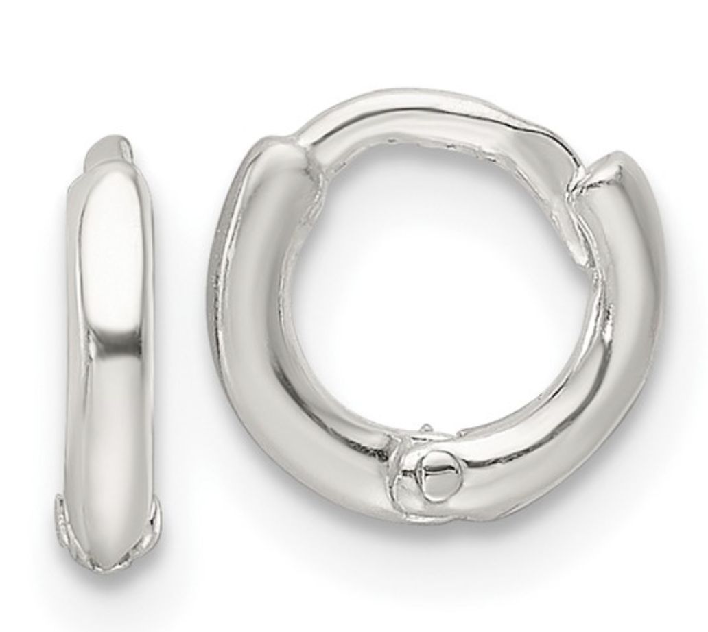 Sterling Silver 7.6mm Huge Hoop Sterling Silver 7.6mm Huge Hoop