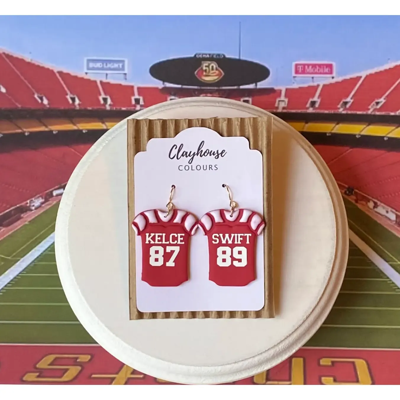 Taylor Swift Inspired Earrings | Swift/Kelce Taylor Swift Inspired Earrings | Swift/Kelce