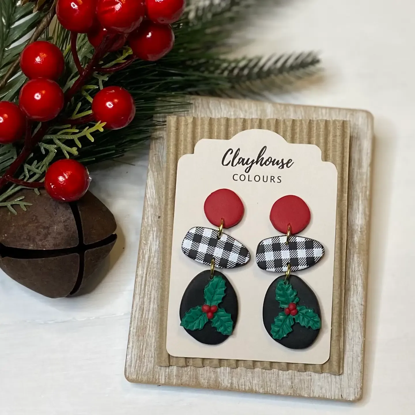 Holiday Gingham | Holly Dangles Holiday Gingham | Holly Dangles