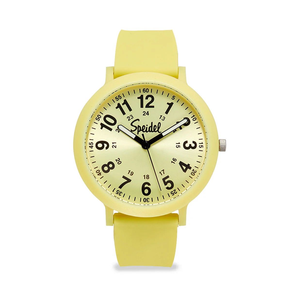 Speidel Eco Color Pop Easy Reader With Silicone Watch Band Limoncello Speidel Eco Color Pop Easy Reader With Silicone Watch Band Limoncello