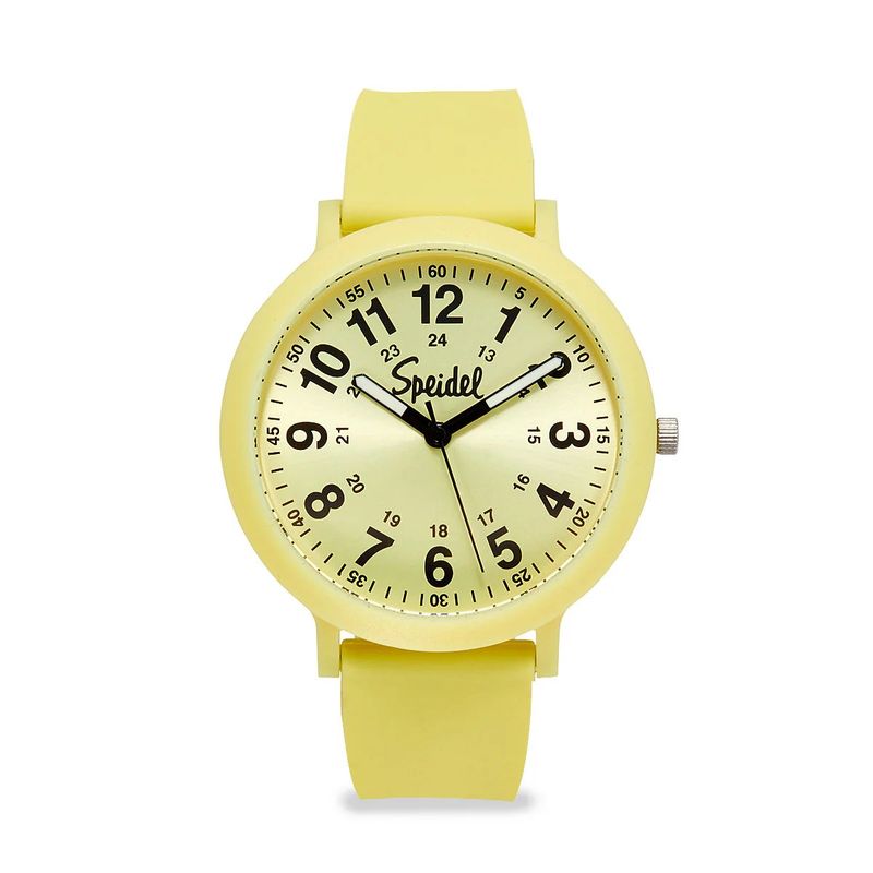 Speidel Eco Color Pop Easy Reader With Silicone Watch Band Limoncello Speidel Eco Color Pop Easy Reader With Silicone Watch Band Limoncello