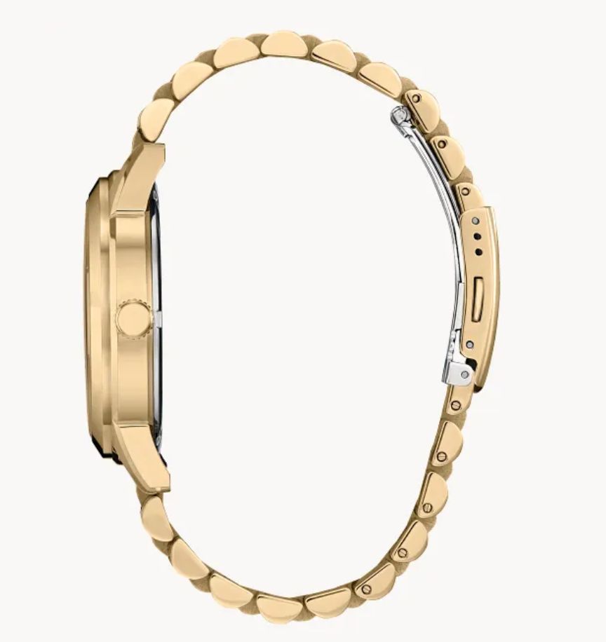 Citizen Gold Tone With Matching Five Link Bracelet Mens Watch Citizen Gold Tone With Matching Five Link Bracelet Mens Watch