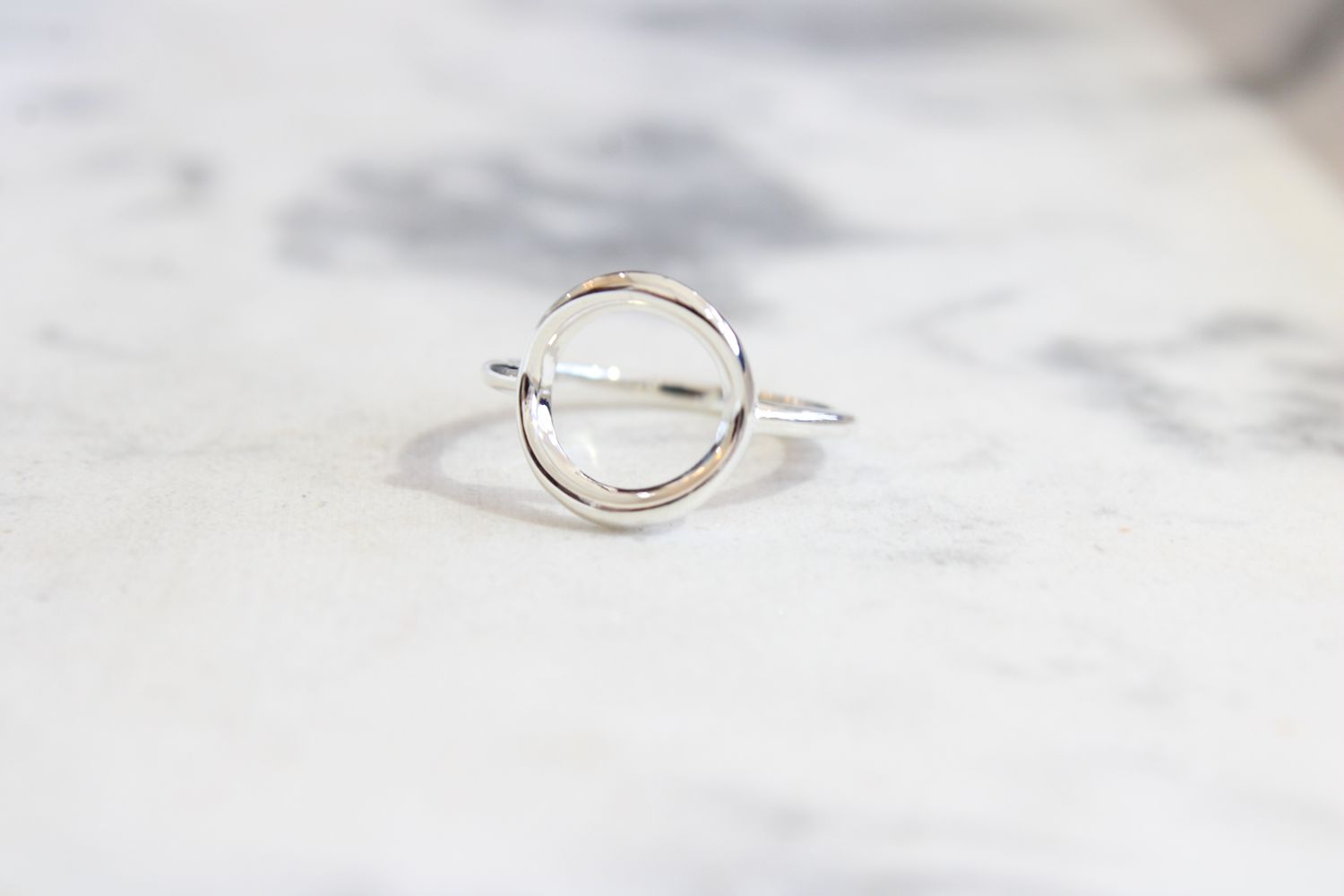 Sterling Silver Open Circle Ring Sterling Silver Open Circle Ring