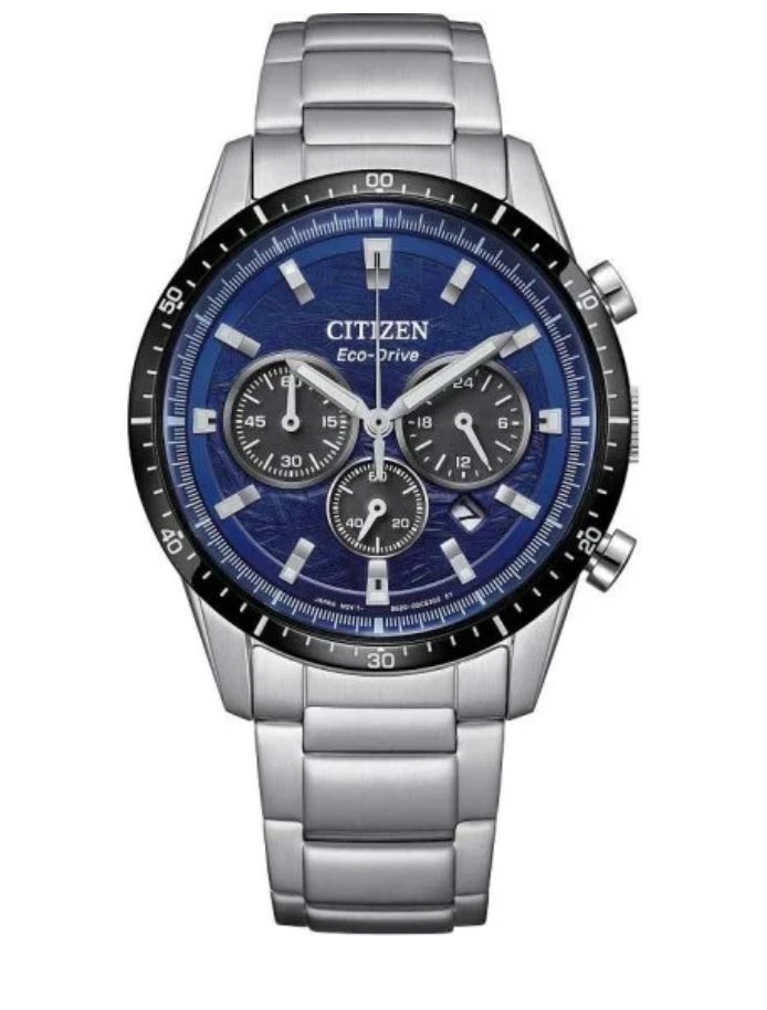 Citizen Mens Stainless Steel Bracelet With Blue Dial Eco Drive Watch Citizen Mens Stainless Steel Bracelet With Blue Dial Eco Drive Watch