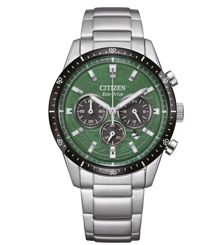 Citizen Mens Stainless Steel Bracelet With Green Dial Eco Drive Watch Citizen Mens Stainless Steel Bracelet With Green Dial Eco Drive Watch