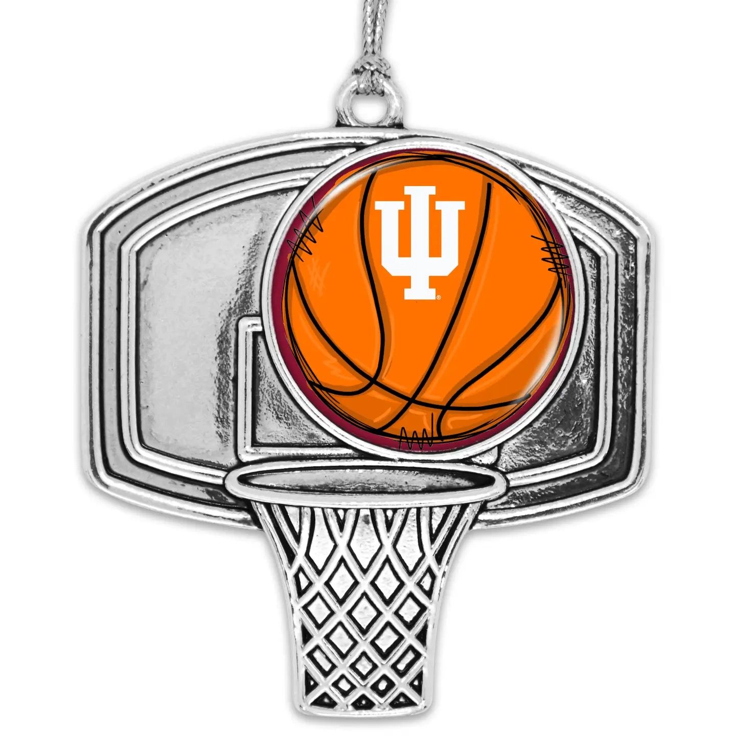 Indiana Hoosiers Basketball Goal Ornament Indiana Hoosiers Basketball Goal Ornament